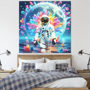 Lienzo Astronauta Crystal Dream