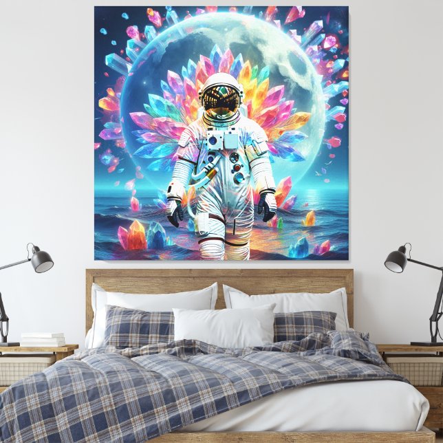 Lienzo Astronauta Crystal Dream (Insitu(Dormitorio))