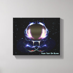 Lienzo Astronauta fractal