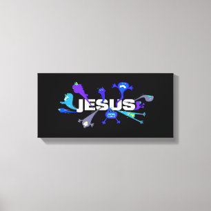 Lienzo Asustadas Noches de Jesús