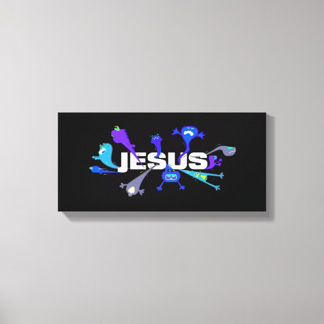 Lienzo Asustadas Noches de Jesús (Anverso)