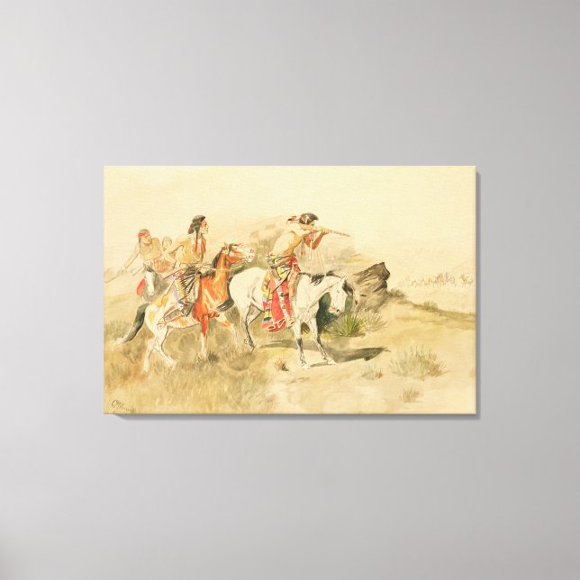 Lienzo Ataque a los asaltantes (Anverso)