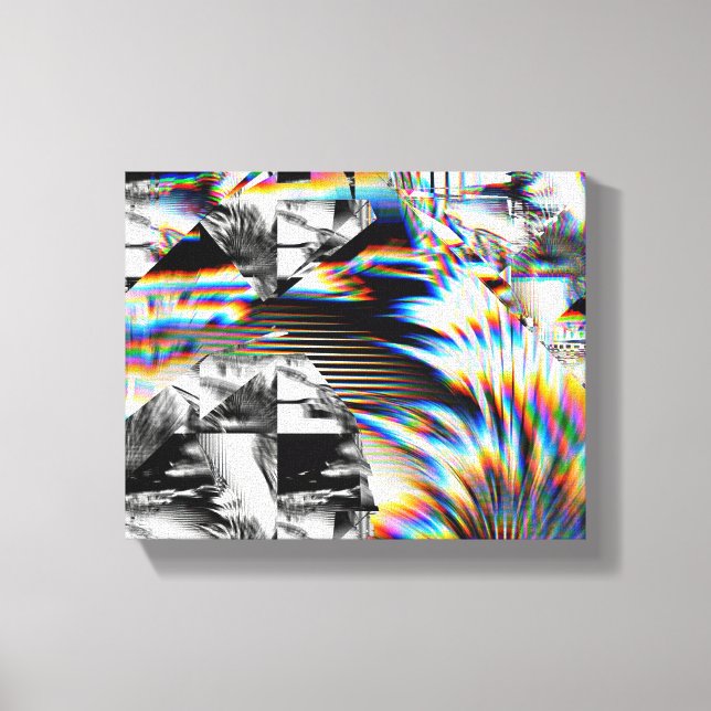 Lienzo Ataque con arco iris (Anverso)