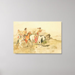 Lienzo Ataque contra los muleros