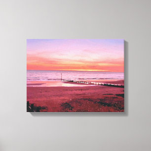 LIENZO ATARDECER