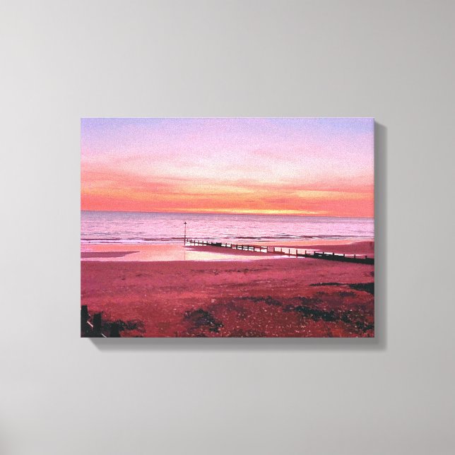 LIENZO ATARDECER (Anverso)