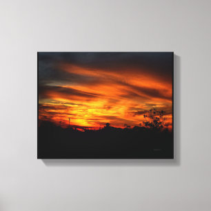 Lienzo Atardecer de California