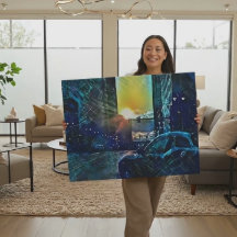 Atardecer de detroit por impulso azul - vibracione