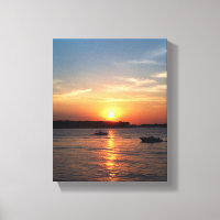 Atardecer en el lago Okoboji, Iowa