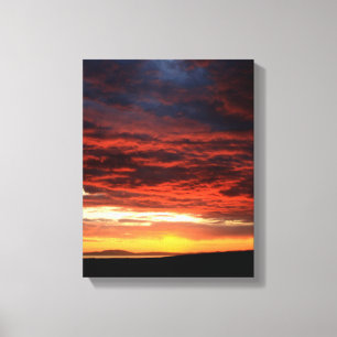 Lienzo Atardecer en Islay, Escocia