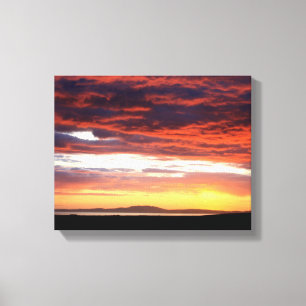 Lienzo Atardecer en Islay, Escocia