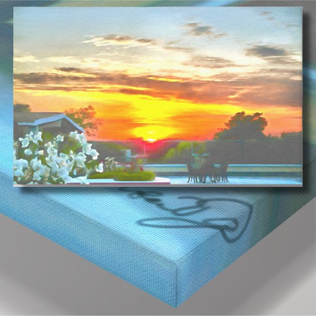 Lienzo Atardecer en la azotea 2295 Art (Subido por el creador)