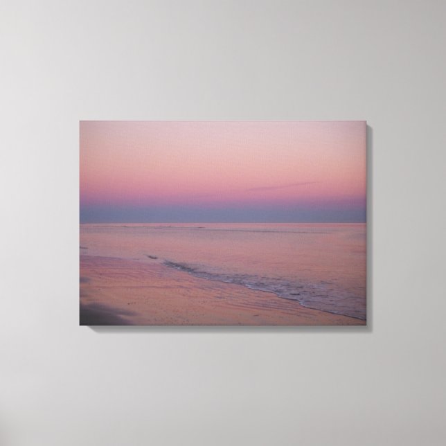Lienzo Atardecer en la isla de Sullivan (Anverso)