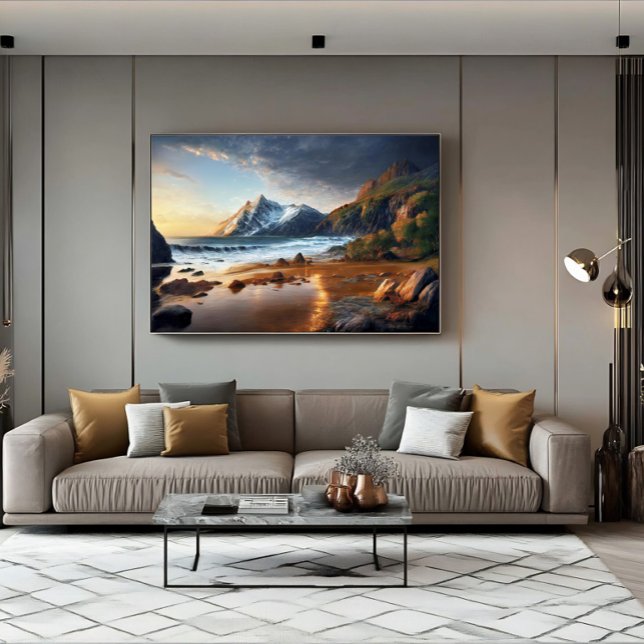 Lienzo Atardecer en la Montaña (Subido por el creador)