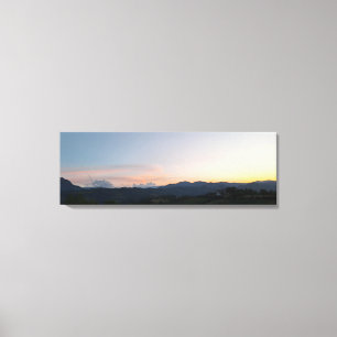 Lienzo Atardecer en los Cárpatos – Fotografía de Montañas