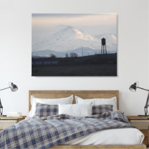 Atardecer en Monte Shasta en la nieve 1