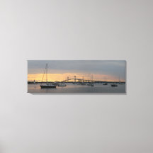 Atardecer en Newport, RI - Canvas Panorámicas