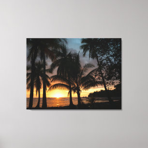Lienzo Atardecer en Playa Castillo, Costa Rica