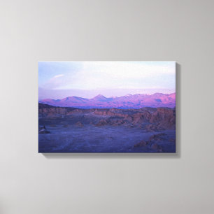 Lienzo Atardecer en Valle de la Luna - Chile