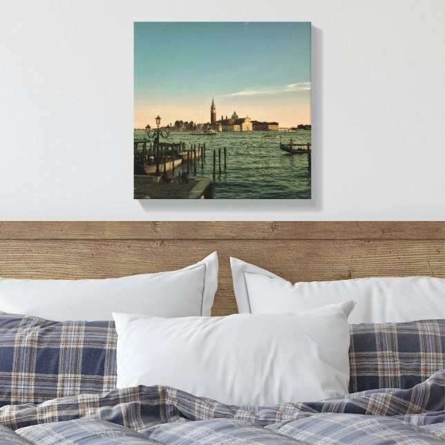 Lienzo Atardecer en Venecia  (Insitu(Dormitorio))