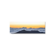 Atardecer panorámico en Haleakala en lona envuelta