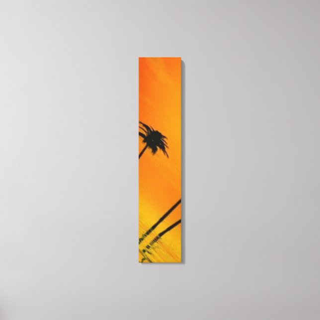 Lienzo Atardecer tropical 2-4 (Anverso)
