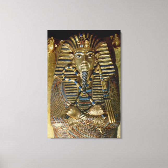 Lienzo Ataúd interior de Tutankhamun (Anverso)