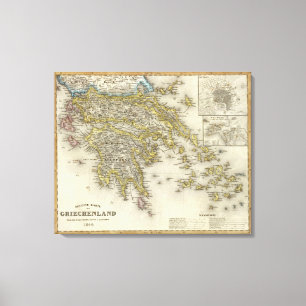 Lienzo Atenas, Grecia