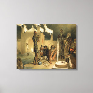 Lienzo Ateseh-Gah, indios dedicados al culto del fuego, B