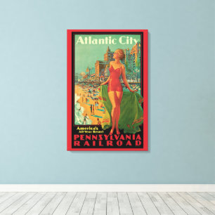 Lienzo Atlantic City Resort, Pennsylvania Railroad Travel