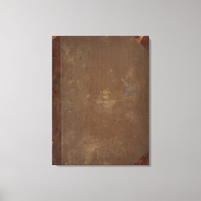 Lienzo Atlas de Escocia (Anverso)