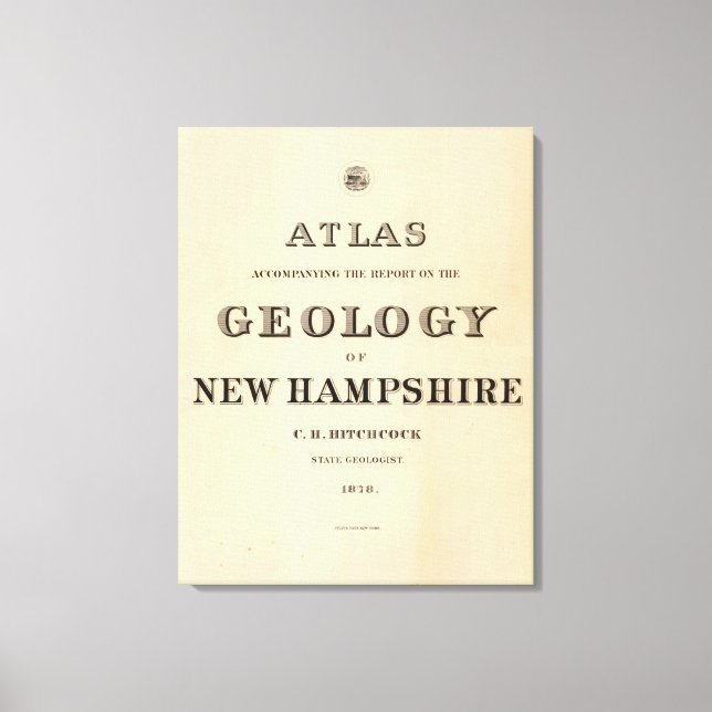 Lienzo Atlas de la página de título (Anverso)