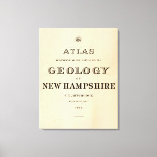 Lienzo Atlas de la página de título