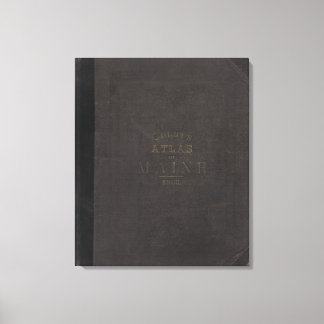 Lienzo Atlas del Estado de Maine
