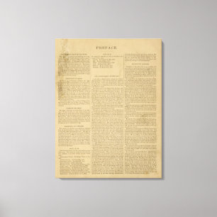 Lienzo Atlas del prefacio del estado de Maine