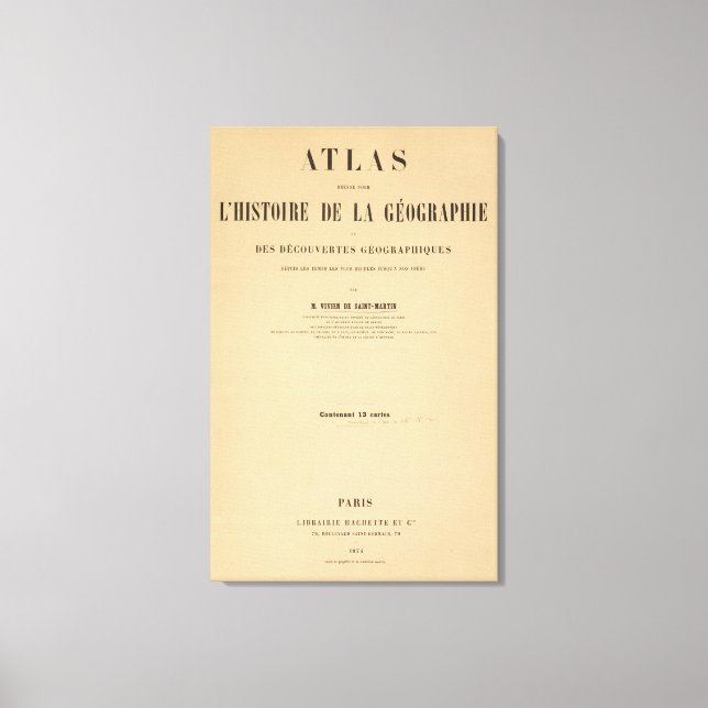 Lienzo Atlas histórico 2 (Anverso)