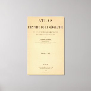 Lienzo Atlas histórico 2