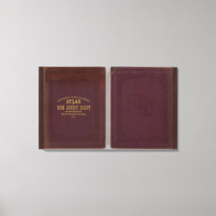 Lienzo Atlas histórico de la costa de New Jersey