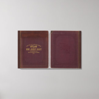 Lienzo Atlas históricos de la costa de Nueva Jersey