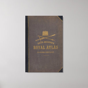Lienzo Atlas real de la geografía moderna