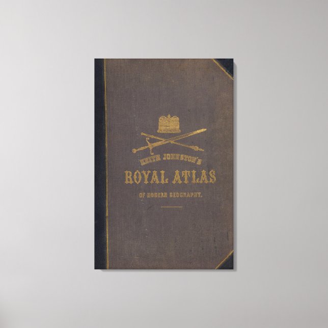 Lienzo Atlas reales de geografía moderna (Anverso)