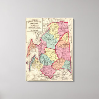 Lienzo Atlas topográficos de los condados de Maryland 6