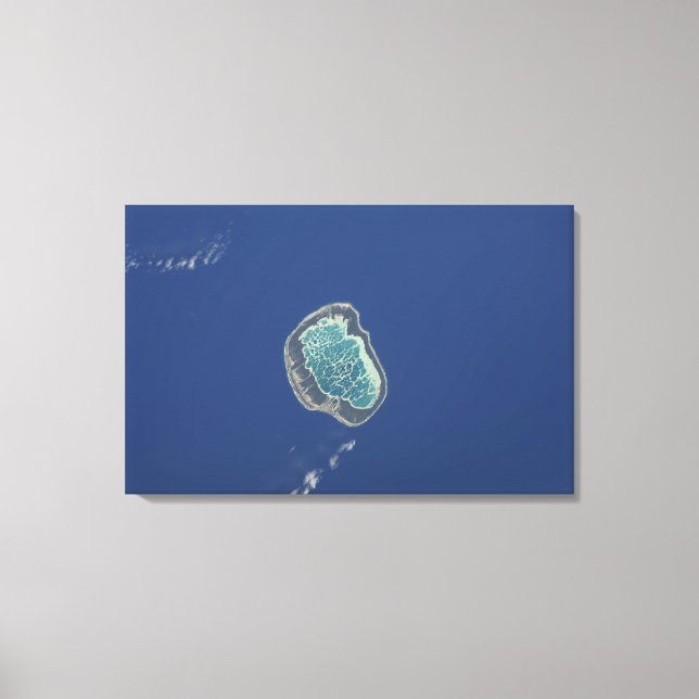 Lienzo Atolón de Mataiva, archipiélago de Tuamotu (Anverso)