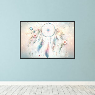 Lienzo Atrapasueños Boho Etéreo