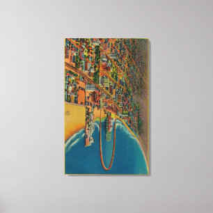 Lienzo Auditorio, playa, y embarcadero del arco iris