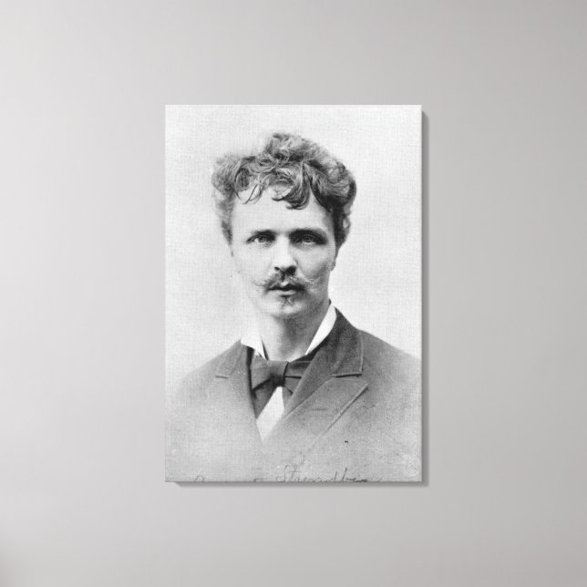 Lienzo August Strindberg, 1 de enero de 1884 (Anverso)