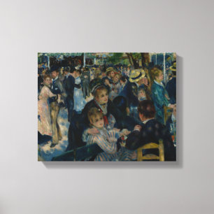 Lienzo Auguste Renoir - Danza en Le Moulin de la Galette