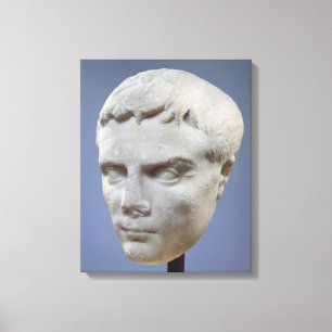 Lienzo Augustus, cabeza de mármol, c.27-20 A.C.