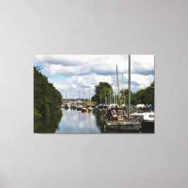 Lienzo Aún aguas en Lydney Docks UK