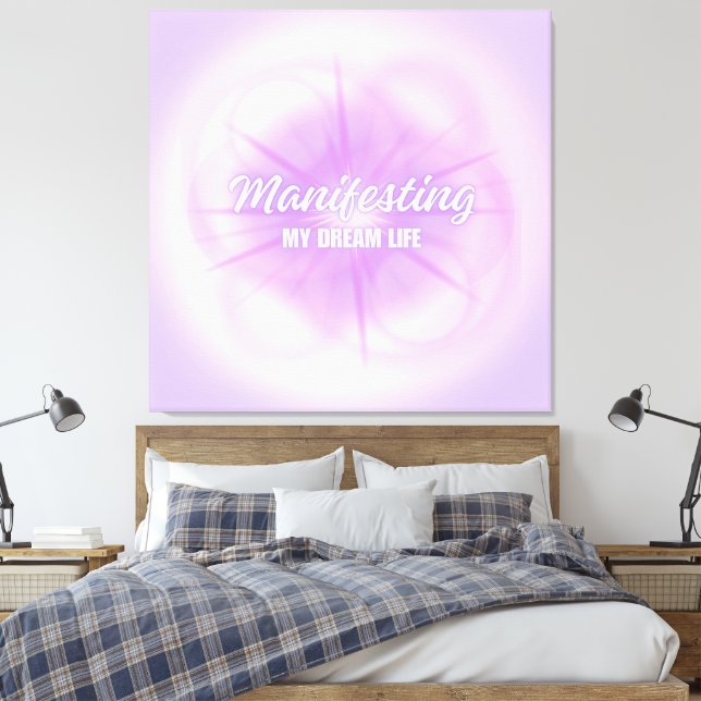 Lienzo Aura Gradiente de Mi Vida de Ensueño Estética  (Insitu(Dormitorio))